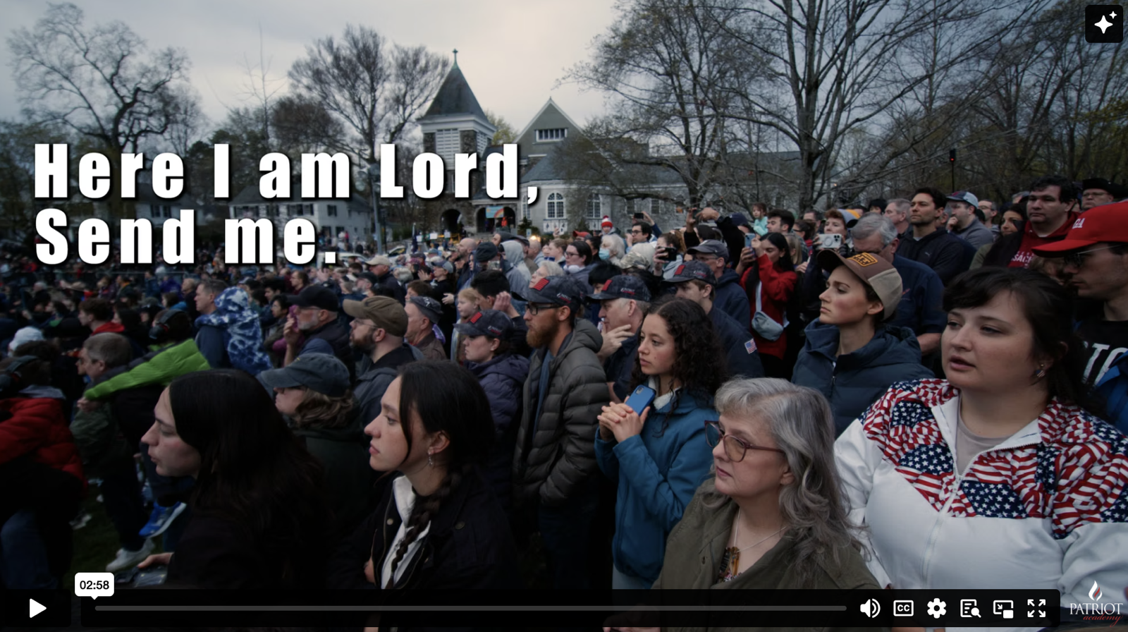 Video thumbnail for Here I am Lord, send me.